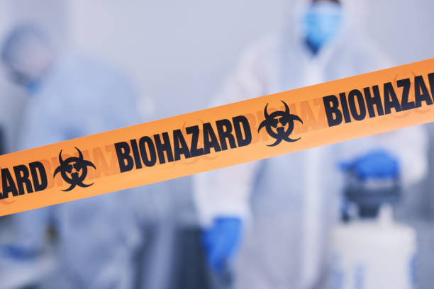 Professional Biohazard Cleanup technician working in Fruitland Park, FL